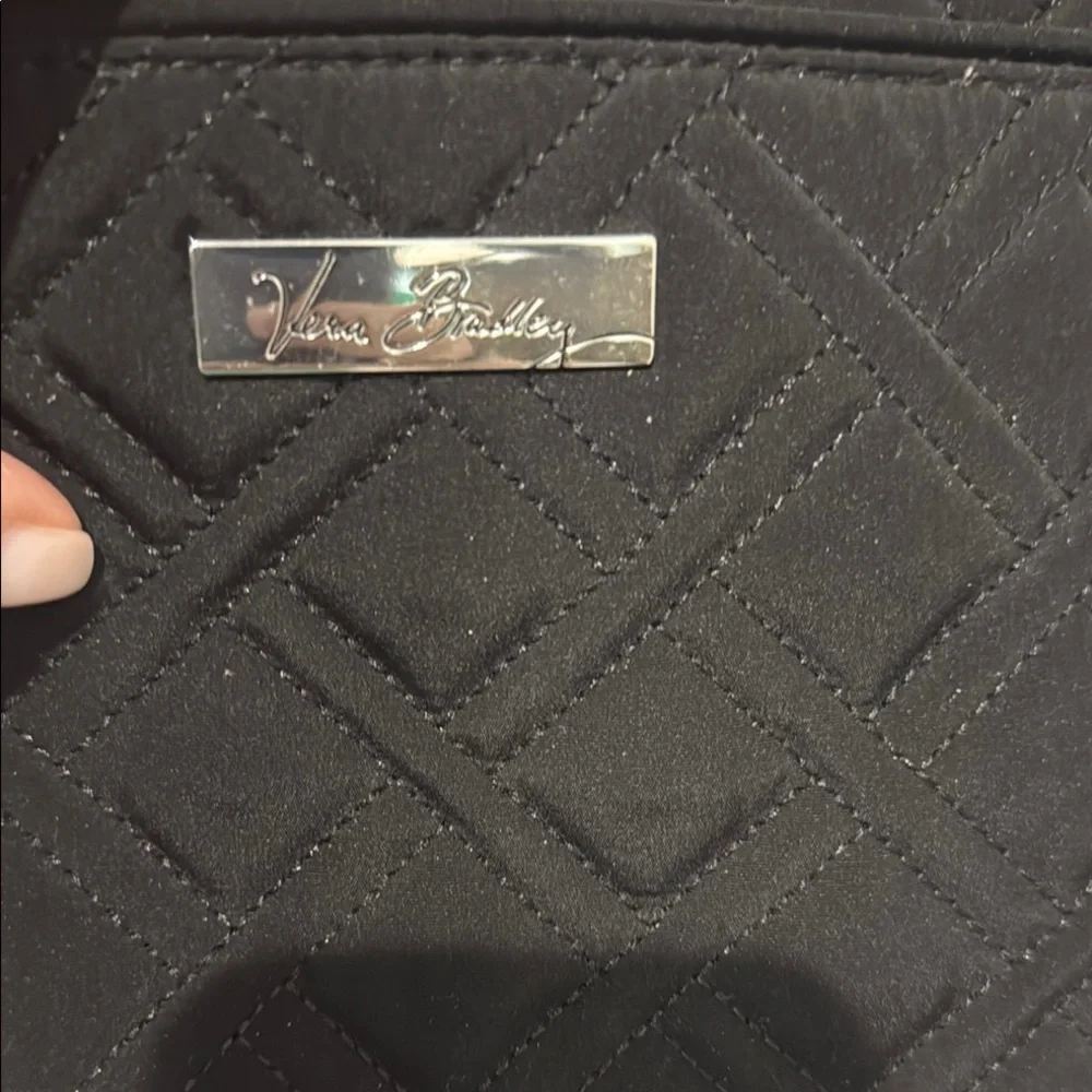 Vera Bradley Black Quilted Tote Bag - Picture 2 of 6